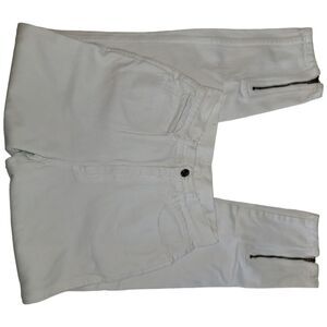 80's Rio by Stephen Mardon White High Waisted Zipper Ankle Size 7